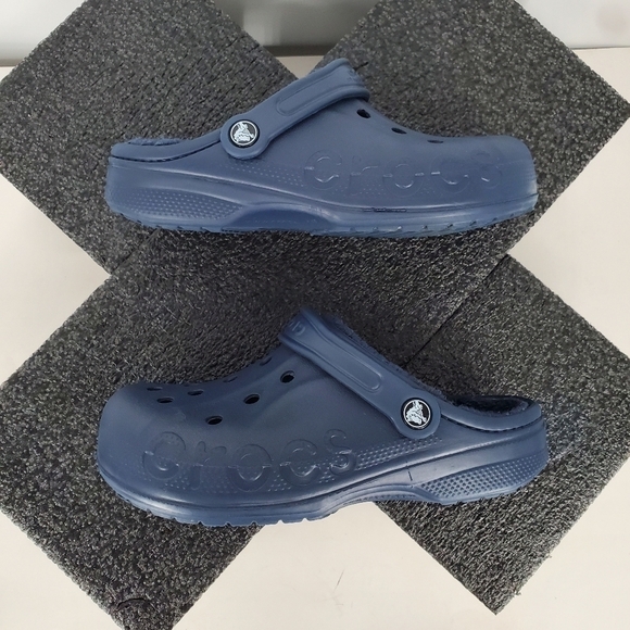 Crocs Baya Lined Clog Navy Men 5 Women 7 Shoes Blue - Picture 6 of 16